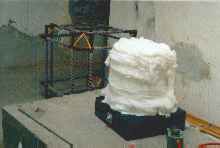 cooking pot with cotton wool